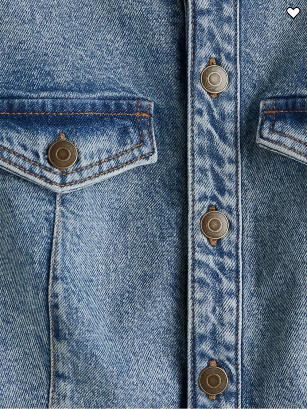 H&M Light Blue Denim Vest - Picture 2 of 4